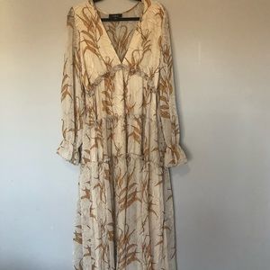 Tan Maxi Dress